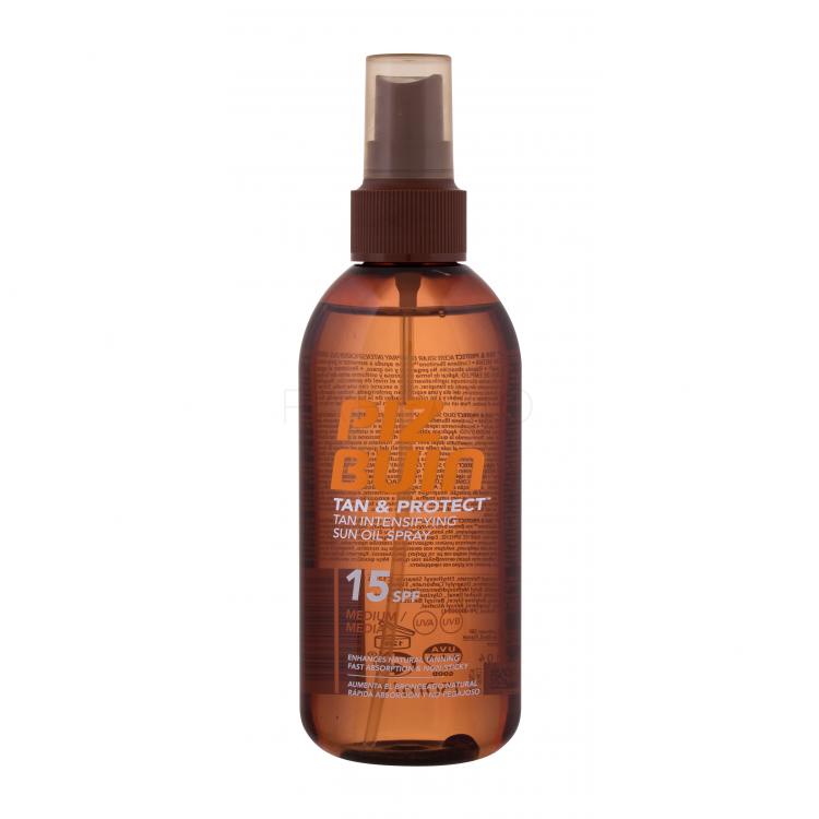 PIZ BUIN Tan &amp; Protect Tan Intensifying Oil Spray SPF15 Fényvédő készítmény testre 150 ml