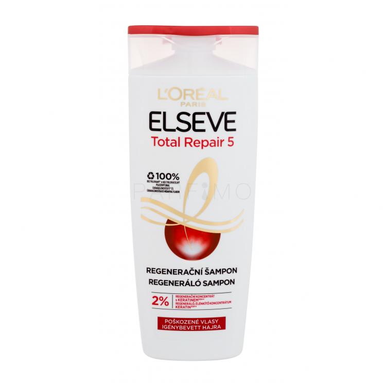 L&#039;Oréal Paris Elseve Total Repair 5 Regenerating Shampoo Sampon nőknek 250 ml