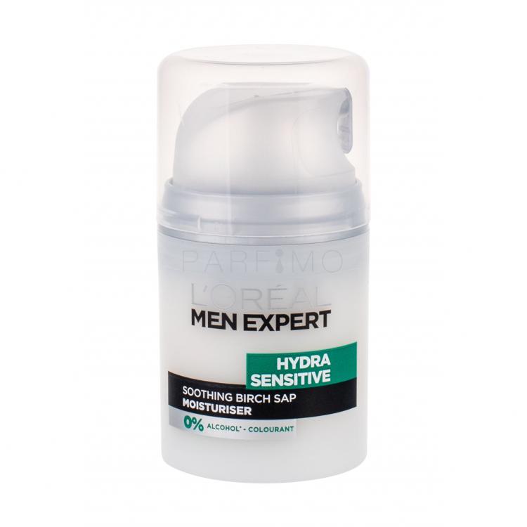 L&#039;Oréal Paris Men Expert Hydra Sensitive Moisturiser Nappali arckrém férfiaknak 50 ml