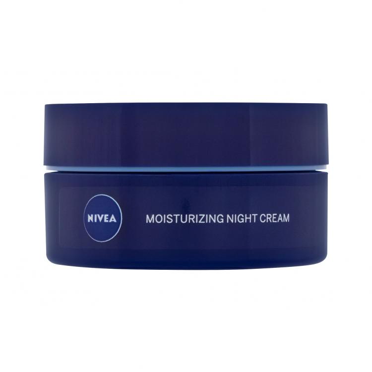 Nivea Moisturizing Night Cream Normal Skin Éjszakai szemkörnyékápoló krém nőknek 50 ml