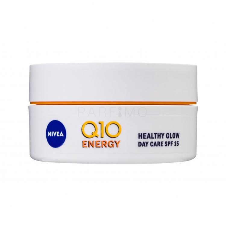 Nivea Q10 Energy Healthy Glow Day Care SPF15 Nappali arckrém nőknek 50 ml