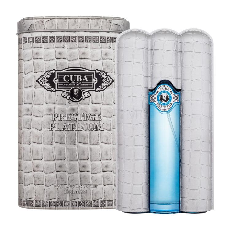 Cuba Prestige Platinum Eau de Toilette férfiaknak 90 ml