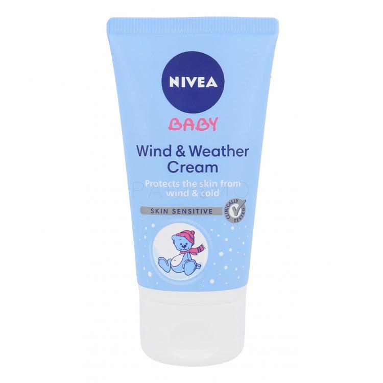 Nivea Baby Wind &amp; Weather Cream Nappali arckrém gyermekeknek 50 ml
