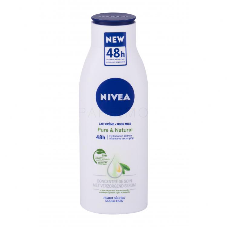 Nivea Pure &amp; Natural Testápoló tej nőknek 400 ml