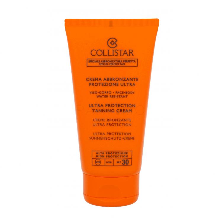 Collistar Special Perfect Tan Ultra Protection Tanning Cream SPF30 Fényvédő készítmény testre nőknek 150 ml