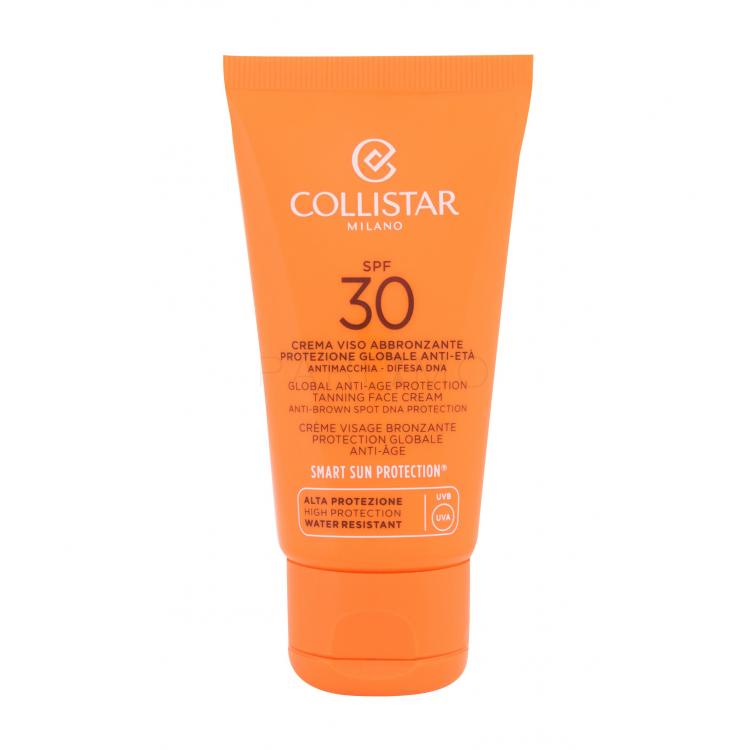 Collistar Special Perfect Tan Global Anti-Age Protection Tanning Face Cream SPF30 Fényvédő készítmény arcra nőknek 50 ml