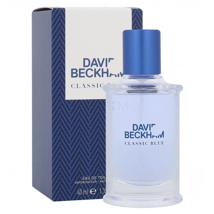 David Beckham Classic Blue Eau de Toilette férfiaknak 40 ml