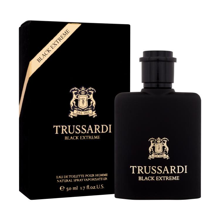 Trussardi Black Extreme Eau de Toilette férfiaknak 50 ml
