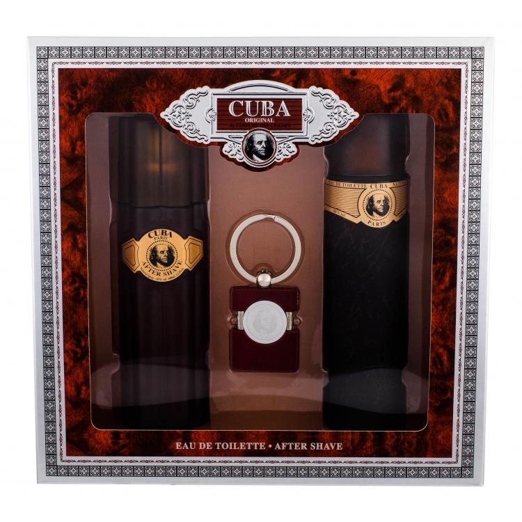 Cuba Gold Ajándékcsomagok Eau de Toilette 100 ml + borotválkozás utáni arcszesz 100 ml + kulcstartó