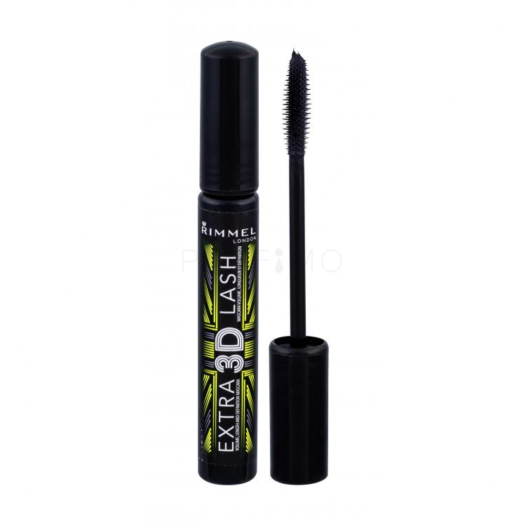 Rimmel London Extra 3D Lash Szempillaspirál nőknek 8 ml Változat 003 Extreme Black