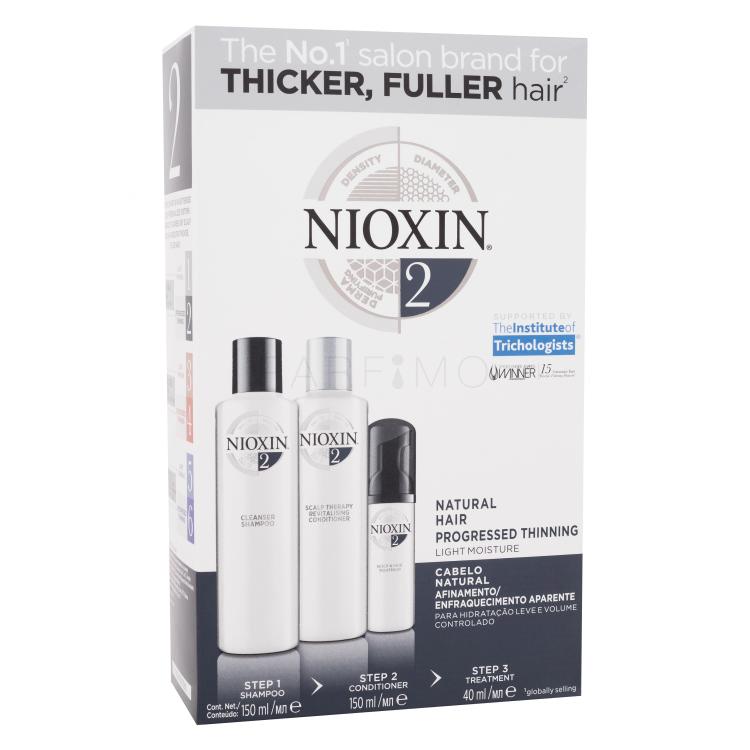 Nioxin System 2 Ajándékcsomagok sampon 150 ml + hajbalzsam 150 ml + hajápoló 40 ml