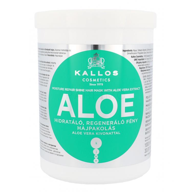 Kallos Cosmetics Aloe Vera Hajpakolás nőknek 1000 ml