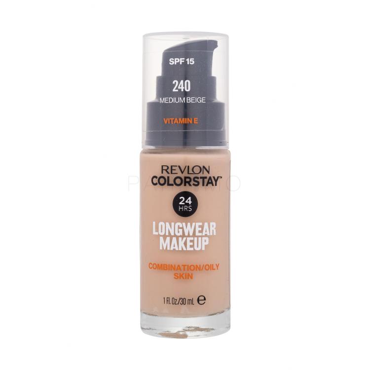 Revlon Colorstay Combination Oily Skin SPF15 Alapozó nőknek 30 ml Változat 240 Medium Beige