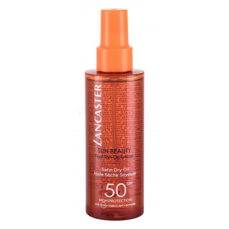 Lancaster Sun Beauty Satin Dry Oil SPF50 Fényvédő készítmény testre 150 ml