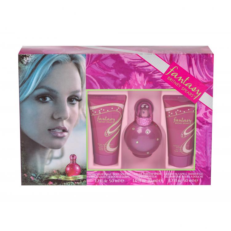 Britney Spears Fantasy Ajándékcsomagok Eau de Parfum 30 ml + tusfürdő 50 ml + testápoló krém 50 ml