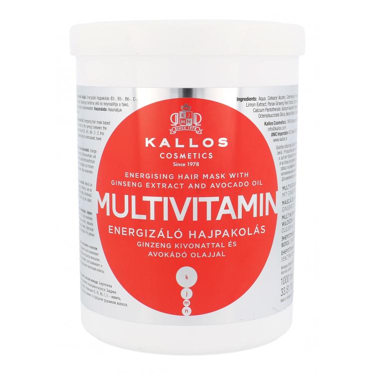 Kallos Cosmetics Multivitamin Hajpakolás nőknek 1000 ml