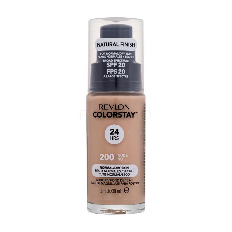 Revlon Colorstay Normal Dry Skin SPF20 Alapozó nőknek 30 ml Változat 200 Nude