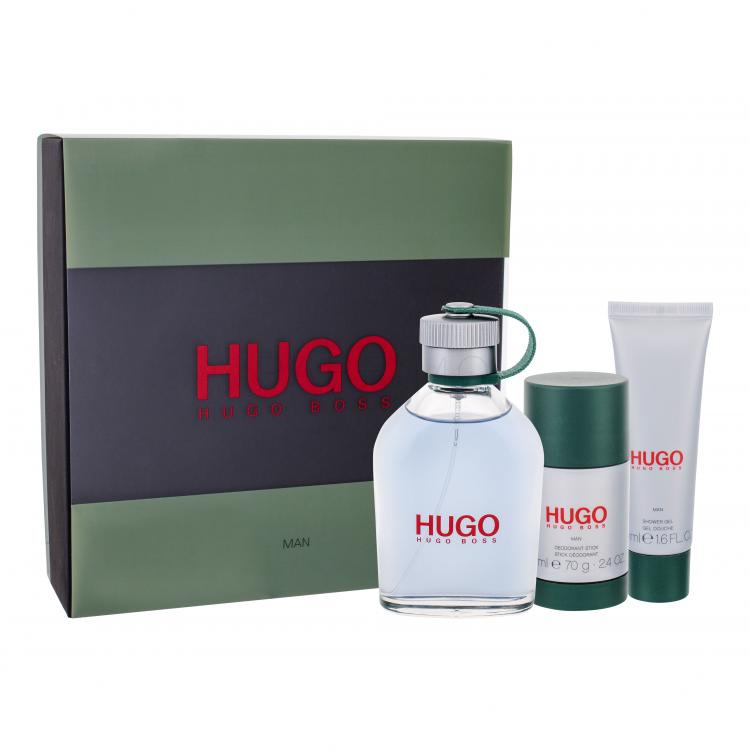 HUGO BOSS Hugo Man Ajándékcsomagok Eau de Toilette 125 ml + tusfürdő 50 ml + deo stift 75 ml