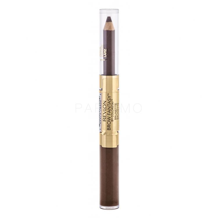 Revlon Brow Fantasy Pencil &amp; Gel Szemöldökformázó szett és paletta nőknek 1,49 g Változat Brunette