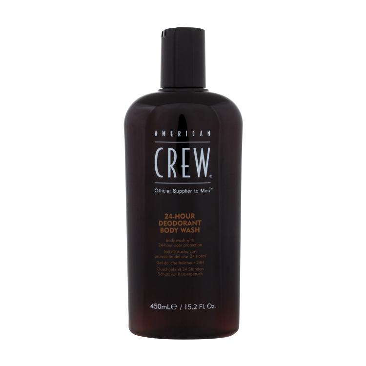 American Crew 24-Hour Deodorant Body Wash Tusfürdő férfiaknak 450 ml