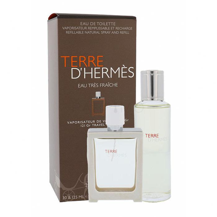 Hermes Terre d´Hermès Eau Tres Fraiche Ajándékcsomagok Eau de Toilette 30 ml + Eau de Toilette utántöltő 125 ml