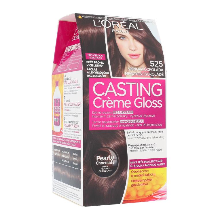 L&#039;Oréal Paris Casting Creme Gloss Hajfesték nőknek 48 ml Változat 525 Cherry Chocolate