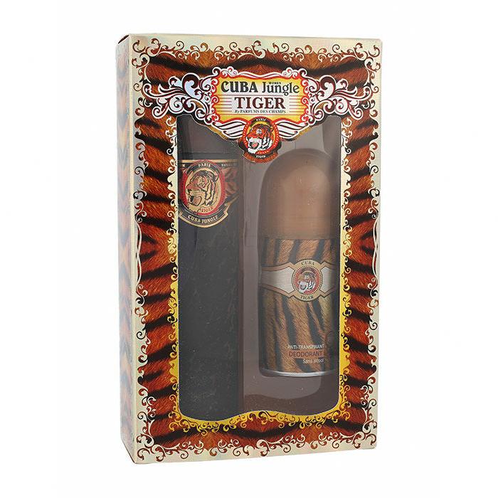 Cuba Jungle Tiger Ajándékcsomagok Eau de Parfum 100 ml + dezodor 50 ml