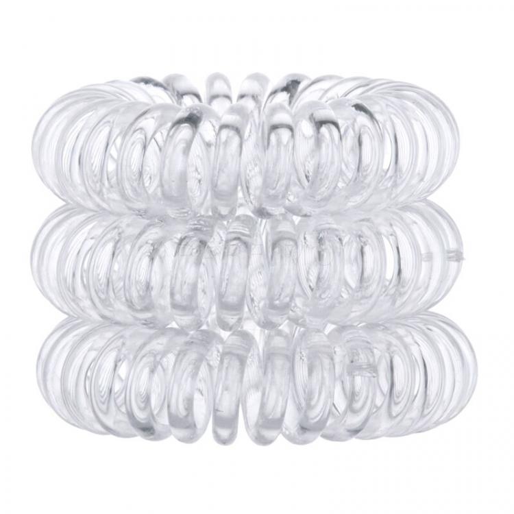 Invisibobble Original Hajgumi nőknek 3 db Változat Crystal Clear