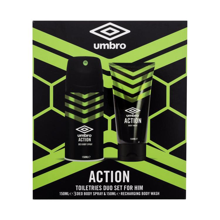 UMBRO Action Ajándékcsomagok dezodor 150 ml + tusfürdő 150 ml