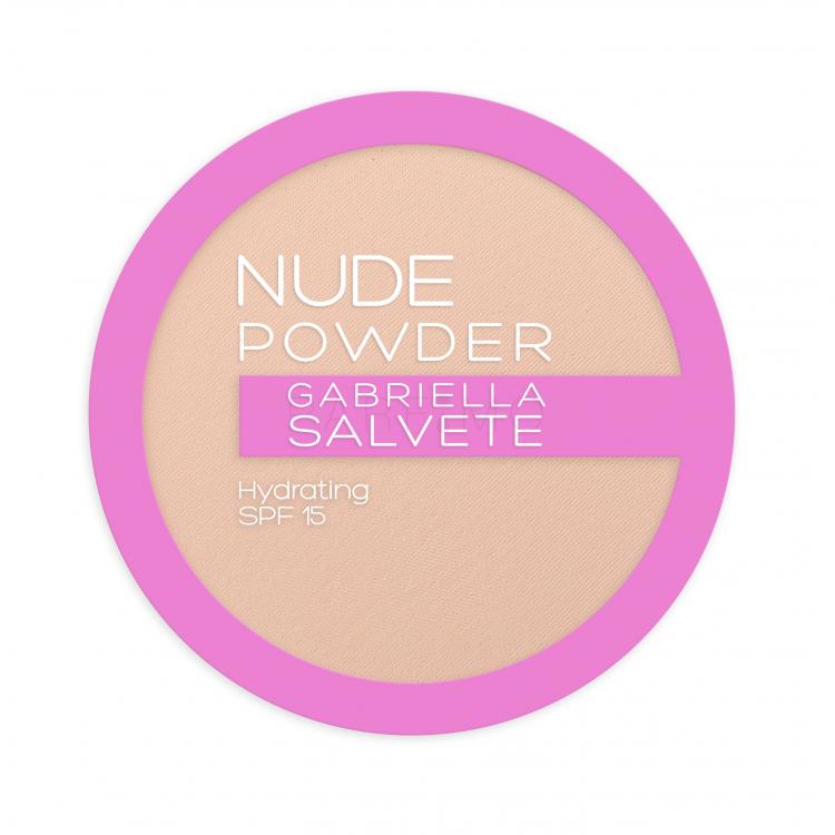 Gabriella Salvete Nude Powder SPF15 Púder nőknek 8 g Változat 02 Light Nude