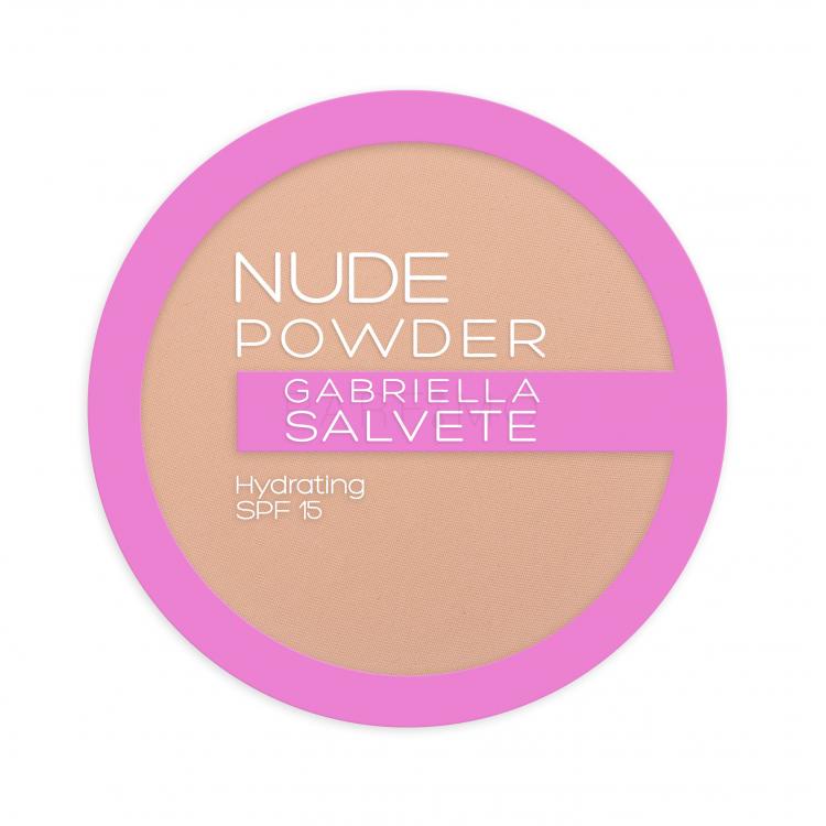 Gabriella Salvete Nude Powder SPF15 Púder nőknek 8 g Változat 03 Nude Sand
