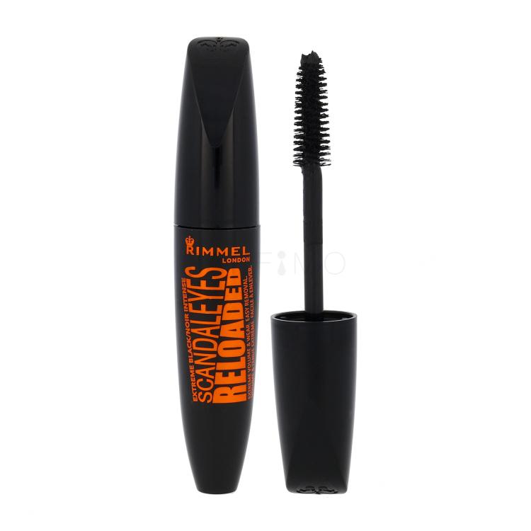 Rimmel London Scandaleyes Reloaded Szempillaspirál nőknek 12 ml Változat 003 Extreme Black