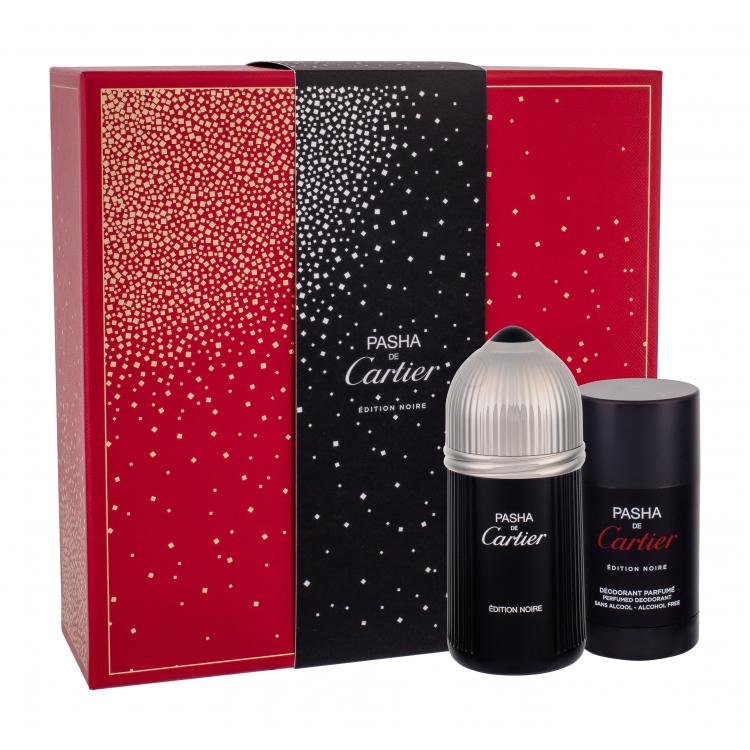 Cartier Pasha De Cartier Edition Noire Ajándékcsomagok Eau de Toilette 100 ml + deo stift 75 ml
