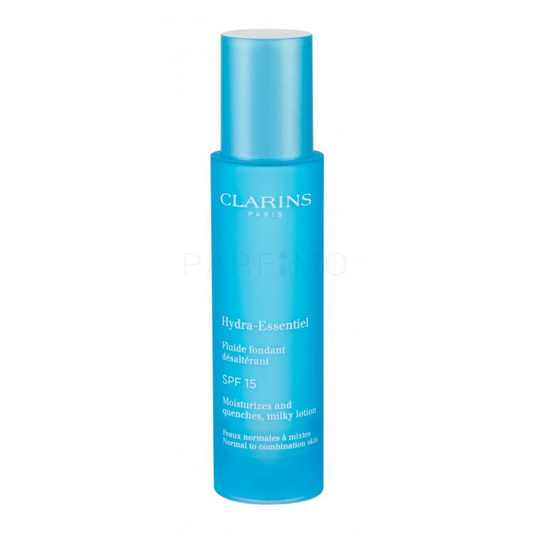 Clarins Hydra-Essentiel Milky Fluid SPF15 Nappali arckrém nőknek 50 ml