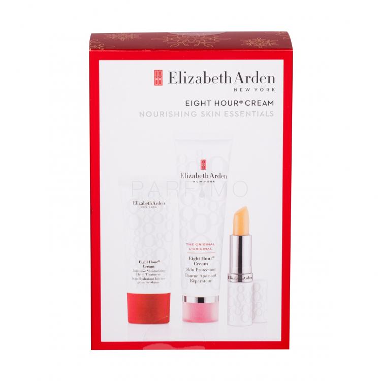 Elizabeth Arden Eight Hour Cream Skin Protectant Ajándékcsomagok bőrápoló 50 ml + hidratáló kézápoló 30 ml + hidratáló ajakápoló SPF15 3,7 g