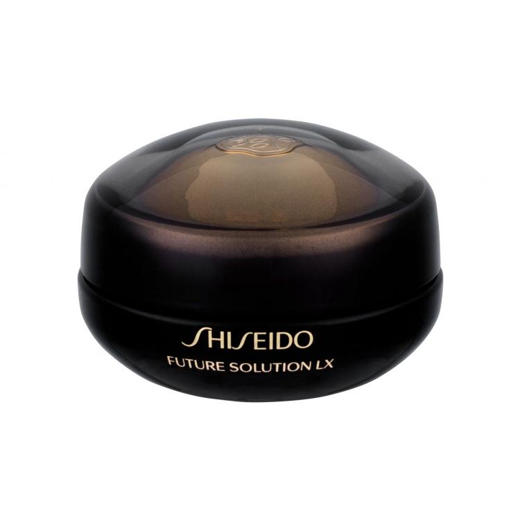 Shiseido Future Solution LX Eye And Lip Regenerating Cream Szemkörnyékápoló krém nőknek 17 ml