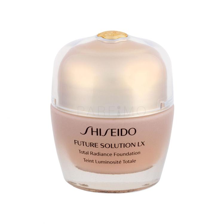 Shiseido Future Solution LX Total Radiance Foundation SPF15 Alapozó nőknek 30 ml Változat R2 Rose