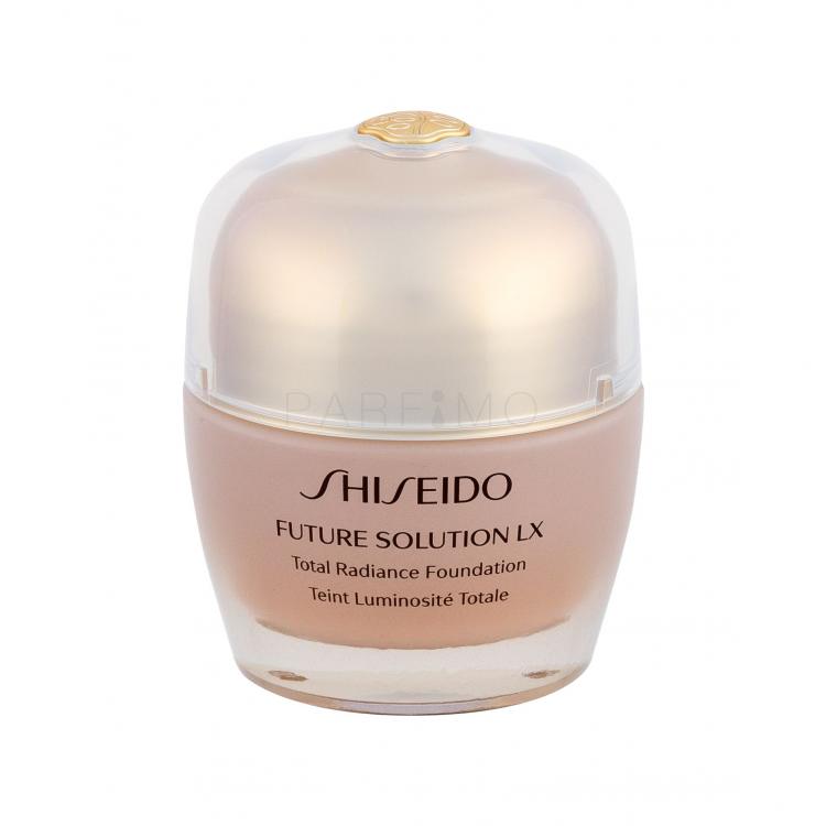 Shiseido Future Solution LX Total Radiance Foundation SPF15 Alapozó nőknek 30 ml Változat R3 Rose