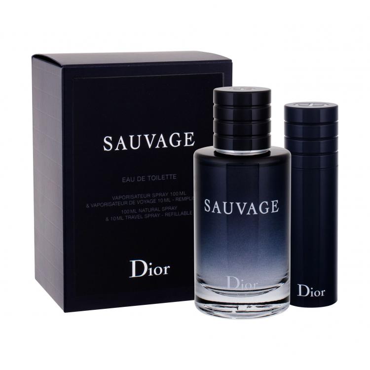 Christian Dior Sauvage Ajándékcsomagok Eau de Toilette 100 ml + Eau de Toilette 10 ml