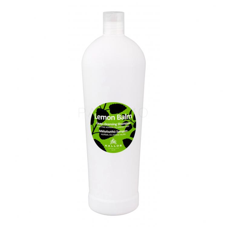Kallos Cosmetics Lemon Balm Sampon nőknek 1000 ml