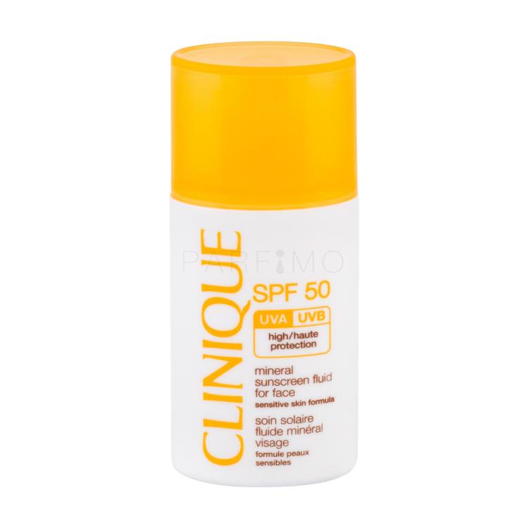 Clinique Sun Care Mineral Sunscreen Fluid For Face SPF50 Fényvédő készítmény arcra nőknek 30 ml