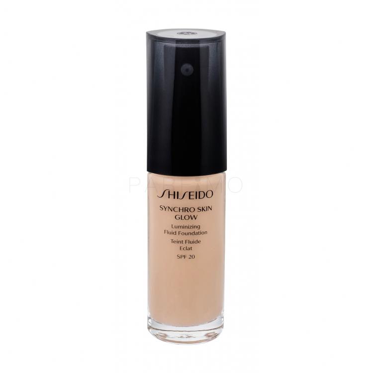 Shiseido Synchro Skin Glow SPF20 Alapozó nőknek 30 ml Változat Rose 2
