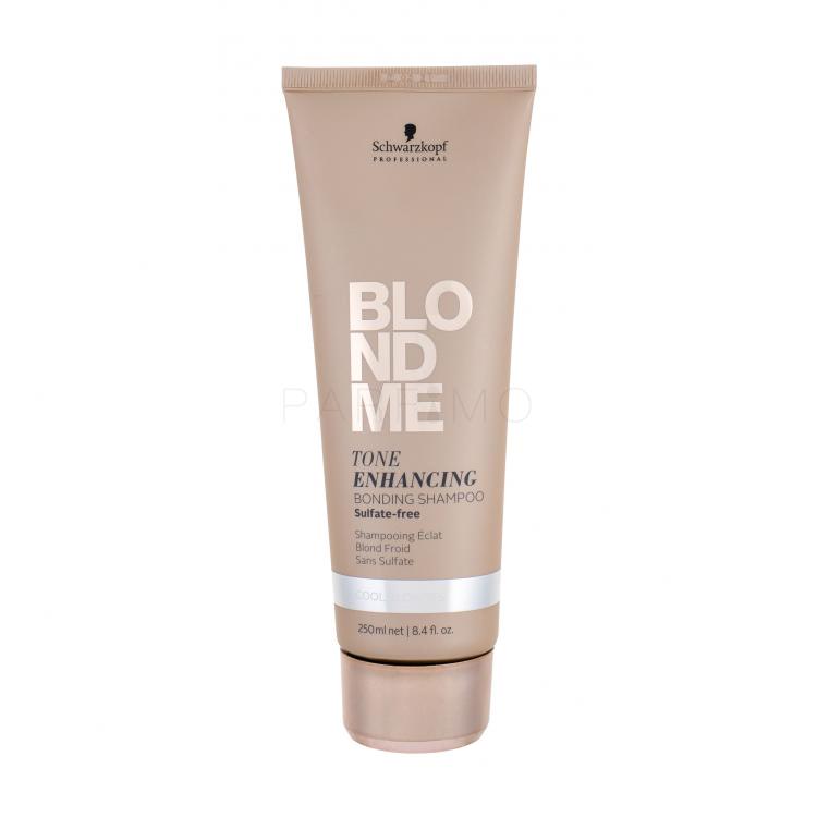 Schwarzkopf Professional Blond Me Tone Enhancing Bonding Shampoo Sampon nőknek 250 ml Változat Cool Blondes