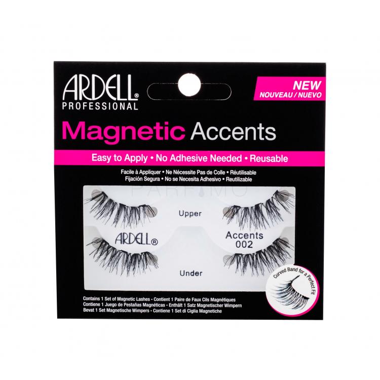 Ardell Magnetic Accents 002 Műszempilla nőknek 1 db Változat Black