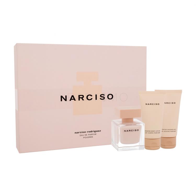 Narciso Rodriguez Narciso Poudrée Ajándékcsomagok Eau de Parfum 50 ml + krémtusfürdő 50 ml + testápoló tej 50 ml