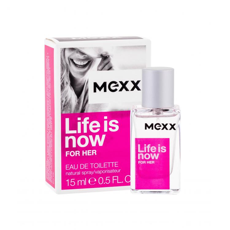 Mexx Life Is Now For Her Eau de Toilette nőknek 15 ml