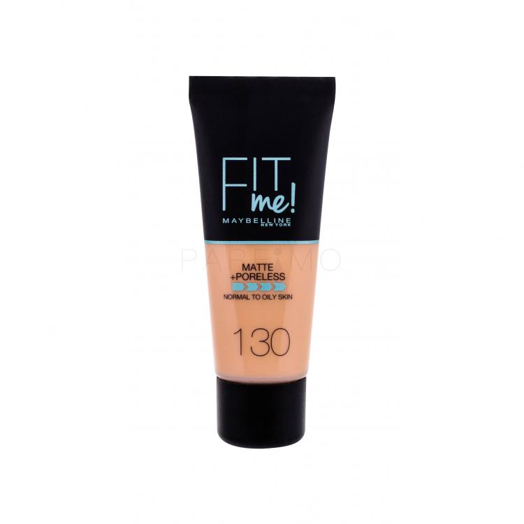 Maybelline Fit Me! Matte + Poreless Alapozó nőknek 30 ml Változat 130 Buff Beige