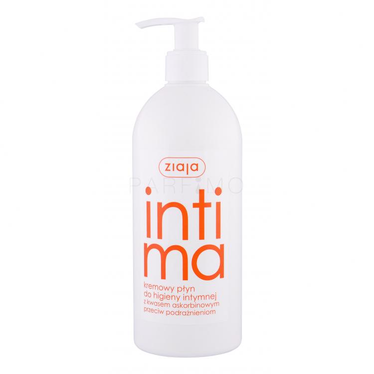 Ziaja Intimate Creamy Wash With Ascorbic Acid Intim higiénia nőknek 500 ml
