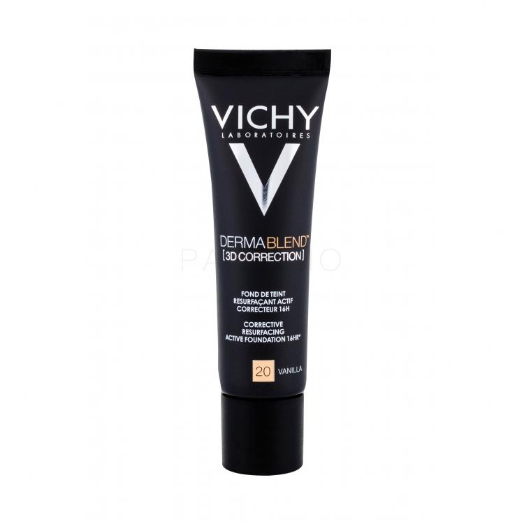Vichy Dermablend™ 3D Antiwrinkle &amp; Firming Day Cream SPF25 Alapozó nőknek 30 ml Változat 20 Vanilla