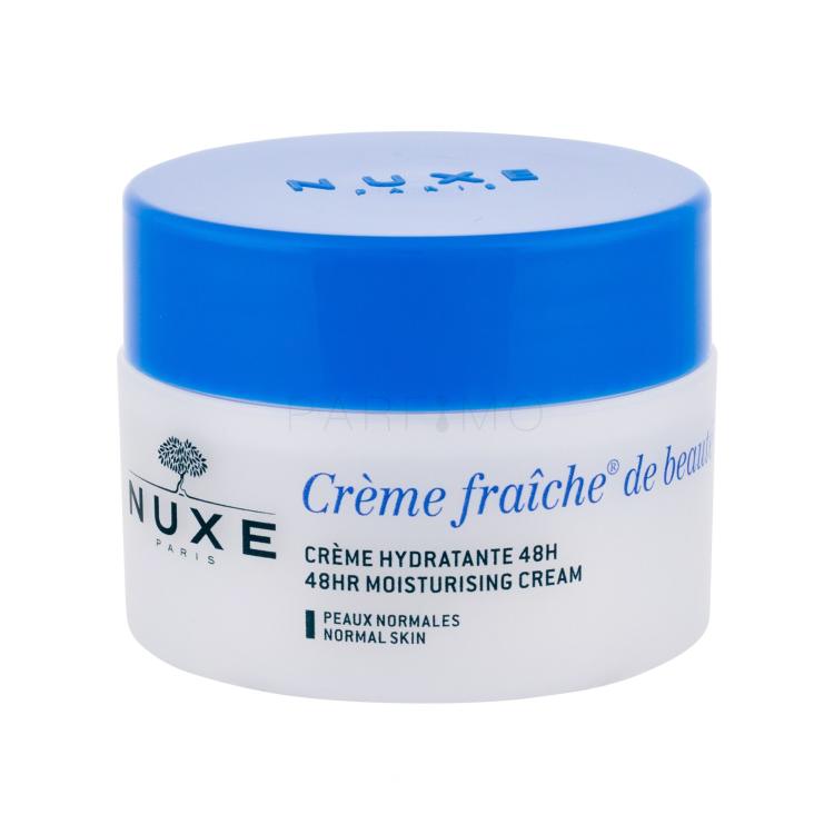 NUXE Creme Fraiche de Beauté 48HR Moisturising Cream Nappali arckrém nőknek 50 ml sérült doboz